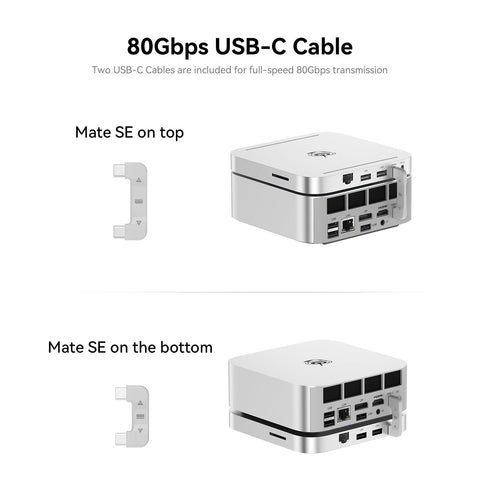 Beelink Mate SE 80Gbps Dock for SER8、SER9 Pro/Max and SER10 Max