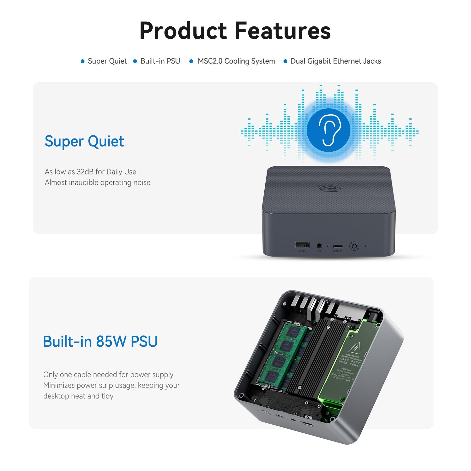 Beelink EQi12 Intel® Core 1235U/1220P