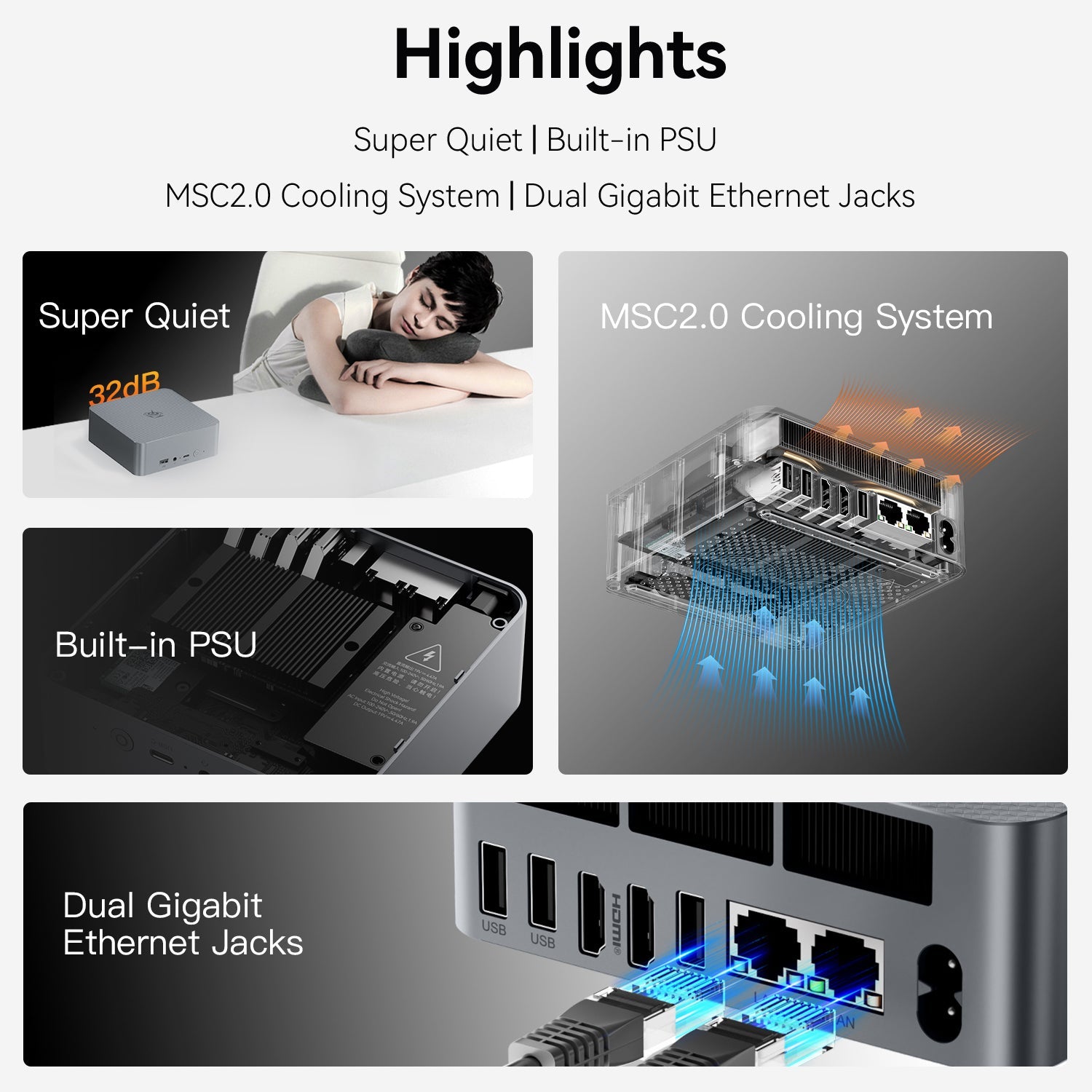 Beelink EQR7 AMD Ryzen™ 7 7735HS/7735U