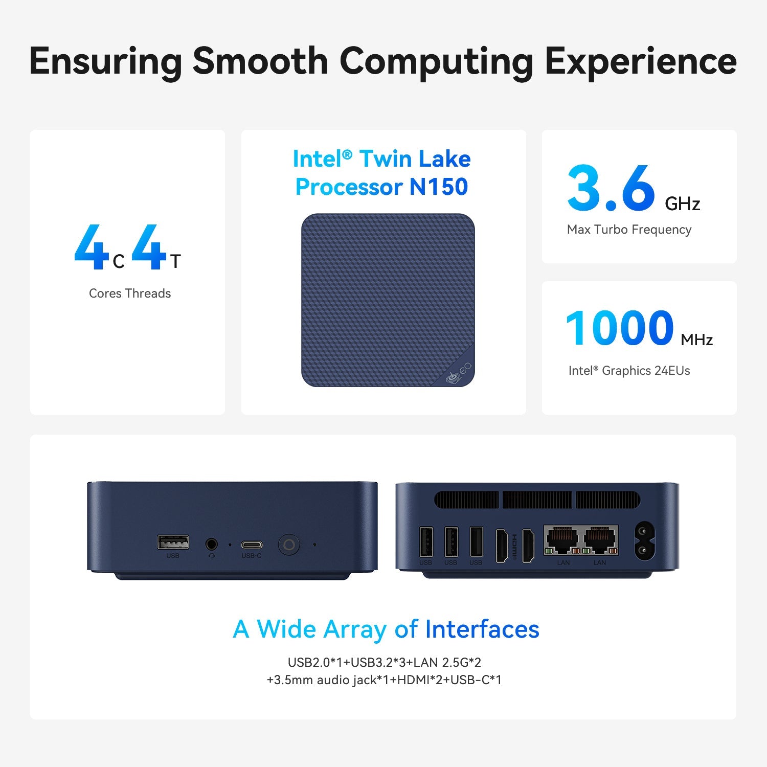 Beelink EQ14 Intel® Twin Lake N150