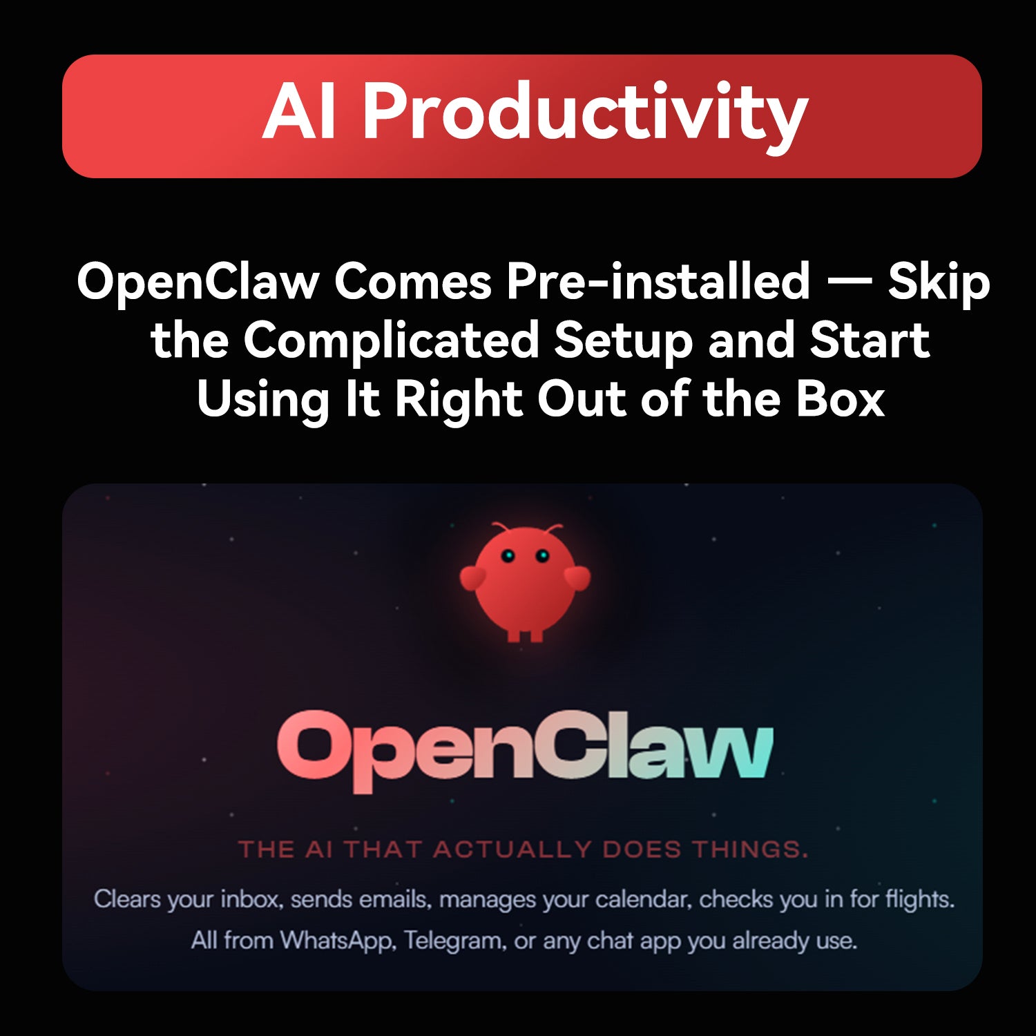 Beelink GTi14 Ultra AI PC Intel® Core™ UItra 9 185H (OpenClaw Pre-Installed)