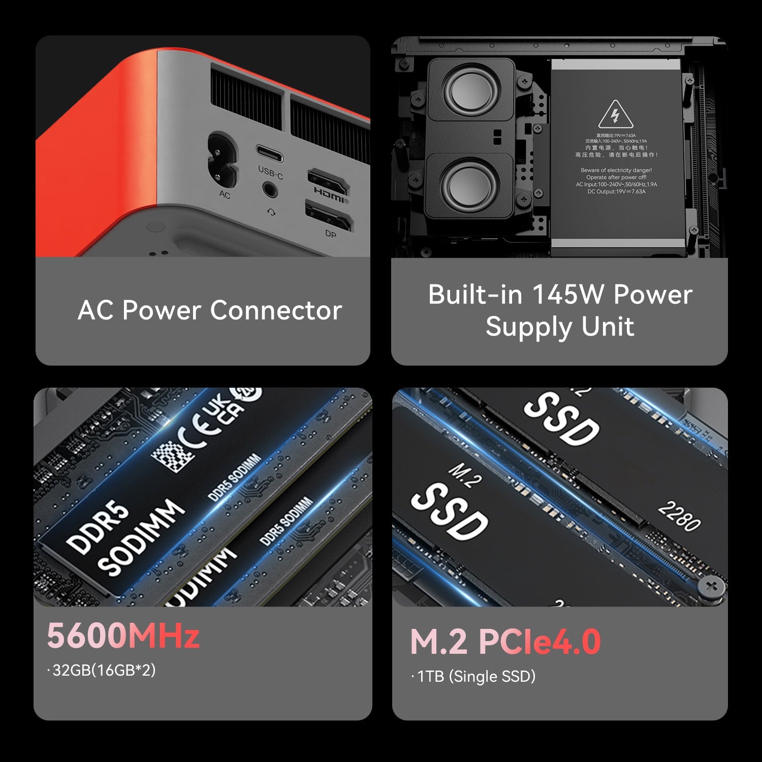 Beelink GTi14 Ultra AI PC Intel® Core™ UItra 9 185H (OpenClaw Pre-Installed)