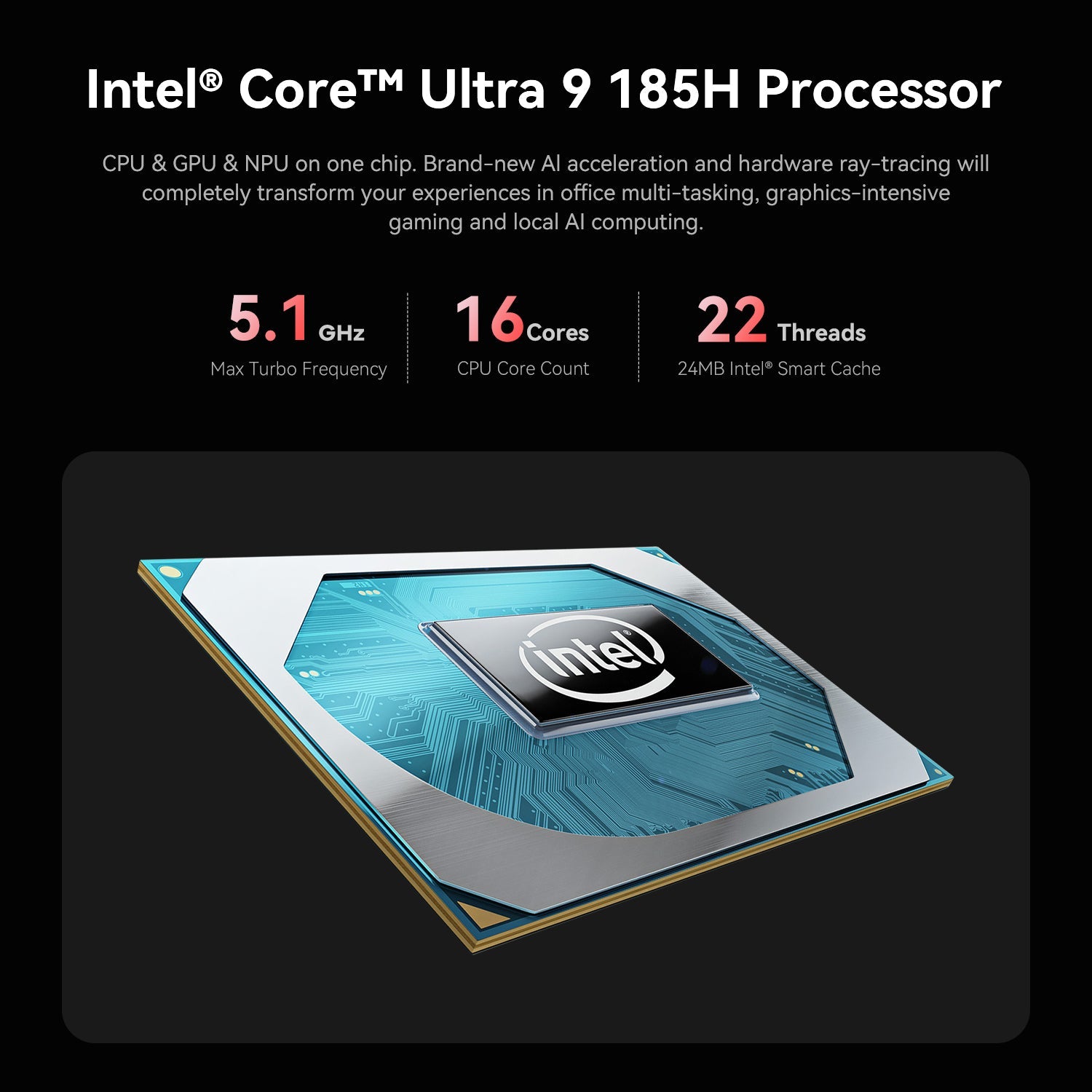 Beelink GTi14 Ultra AI PC Intel® Core™ UItra 9 185H (OpenClaw Pre-Installed)