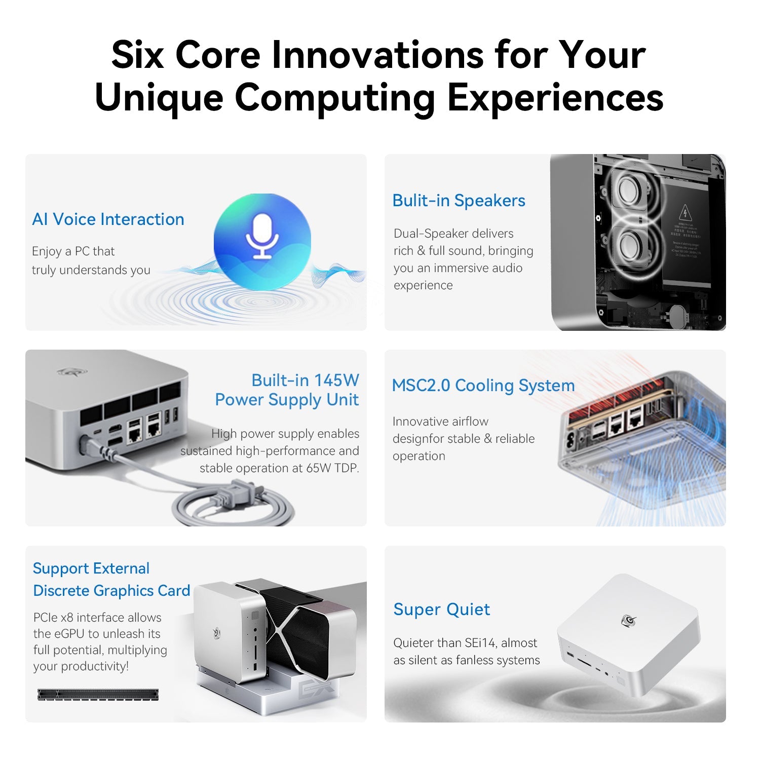 Beelink GTi14 Ultra AI PC Intel® Core™ UItra 9 185H