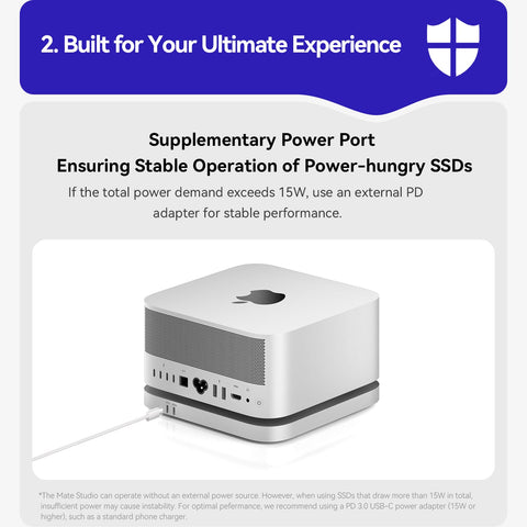 Beelink EX Mate Studio 80Gbps SSD Enclosure for Mac Studio