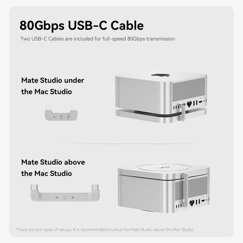 Beelink EX Mate Studio 80Gbps SSD Enclosure for Mac Studio