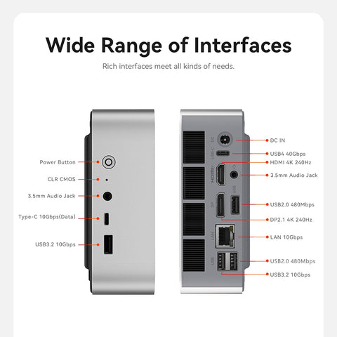 Beelink SER9 MAX AMD Ryzen™ 7 H 255/H260/H350