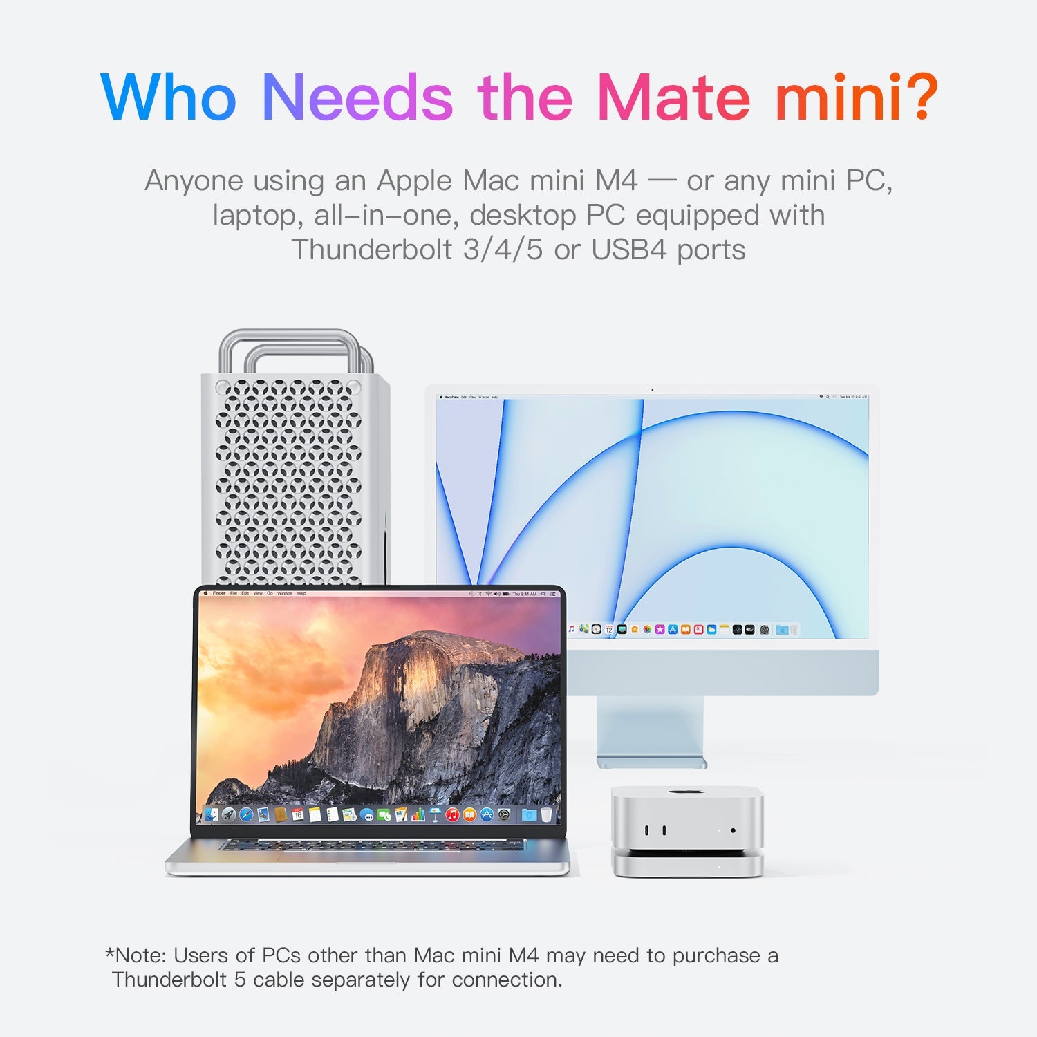 Beelink EX Mate mini 80Gbps Dock for Mac mini M4