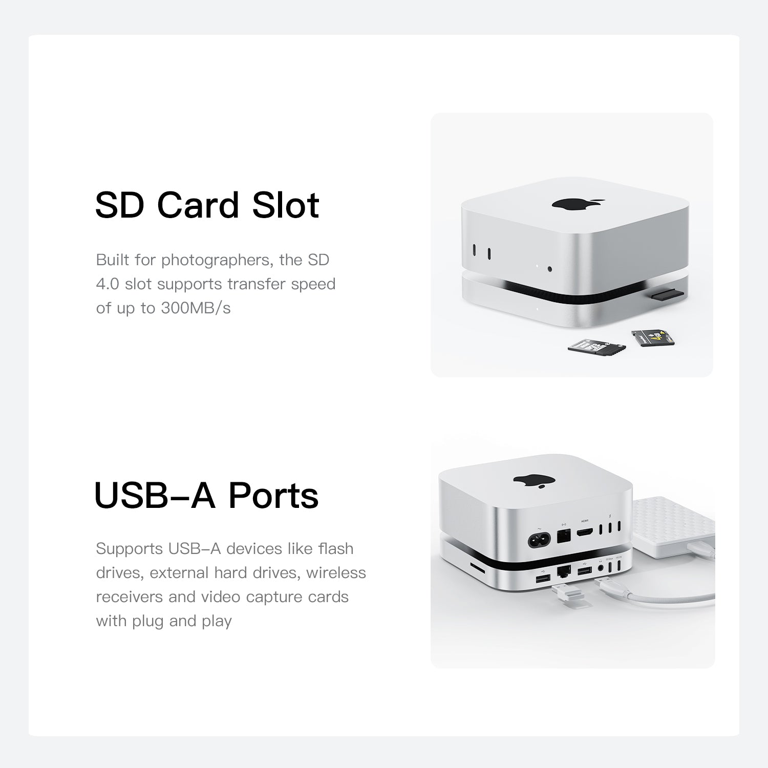 Beelink EX Mate mini 80Gbps Dock for Mac mini M4