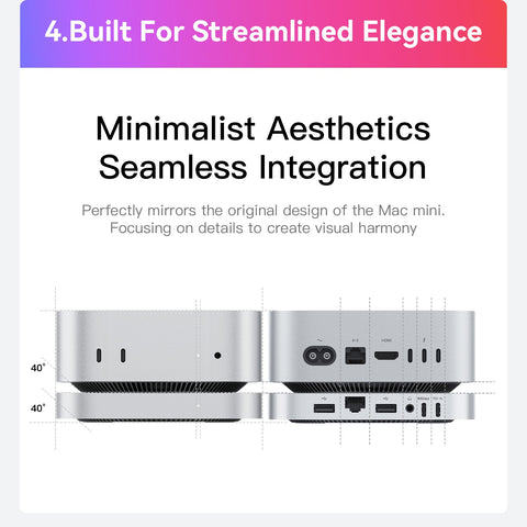Beelink EX Mate mini 80Gbps Dock for Mac mini M4